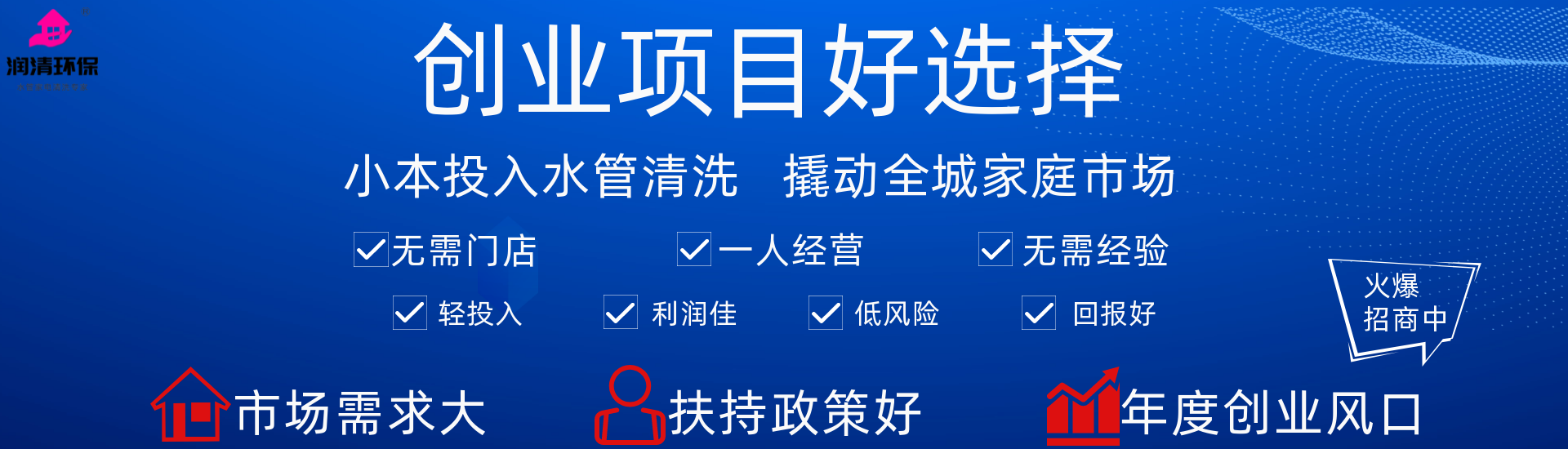 水管清洗創(chuàng)業(yè)案例 潤清加盟商徐先生成功秘訣
