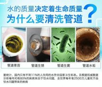 我們喝的自來水安不安全？水管清洗市場發(fā)展如